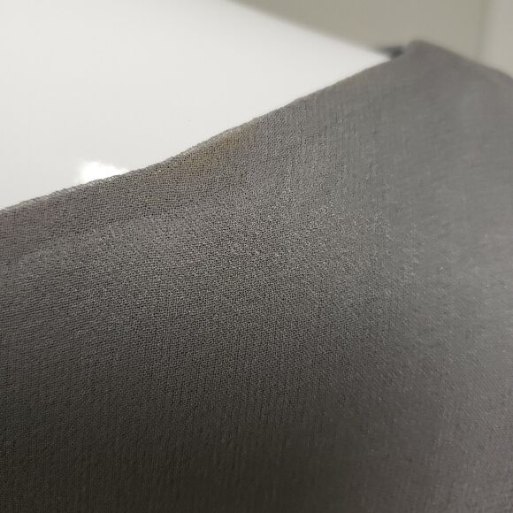 MORGANE LE FAY Gray 100% Silk Sleeveless Asymmetrical Top Blouse Vest Size XS - Picture 6 of 10